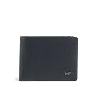 Braun Büffel Robin Wallet RFID protection Genuine Leather 11 cm blue