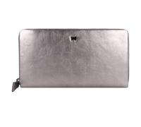 Braun Büffel Ruby Wallet RFID protection Leather 19 cm silver colored