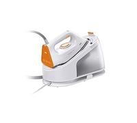 Braun CareStyle 1 Pro IS 1511 WH Steam Generator with FreeGlide 3D Technology, Vertical Steam, Non-Drip Function, Water Tank 1.7 L, 5.5 Bar, 360 g/min, 2200 W, White/Orange