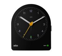 Braun Classic Analogue Alarm Clock in Black Braun Black