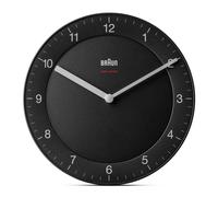Braun Classic Radio Controlled Wall clock BC06B-DCF - Unisex - 20 cm - Quartz Black 20 cm