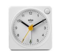 Braun Classic Travel Alarm Clock in White