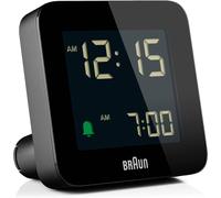 Braun Digital Alarm Clock with Snooze, negative LCD Display, Quick Set, Cresc...
