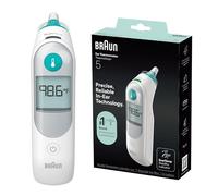 Braun Digital Ear, ThermoScan 5 IRT6500, Ear for Babies, Kids, Toddlers and Adults, Display is Digital and Accurate, Thermometer for Precise Fever Tracking at Home