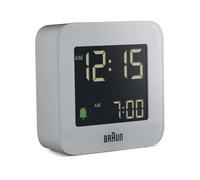 Braun Digital Travel Alarm clock BC08G - Unisex - 6 cm - Quartz Grey 6 cm