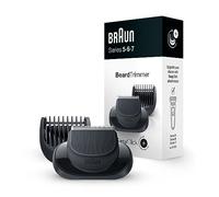 Braun EasyClick Beard Trimmer ORIGINAL Attachment For New Generation Series 5, 6 and 7 Electric Shaver, With Five Different Lengths For Beard Styling, Black