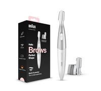 Braun Eyebrow Trimmer Women's Precision Trimmer for Trimming/Styling/Shaping/Contour Adjustment, Hair Removal Face for Women, Eyebrow Trimmer, Travel/Travel, FG1106
