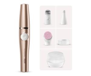 Braun FaceSpa Pro 921 Facial Epilator Beauty Storage Case and 4 Extras