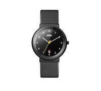 Braun Gents BN0032 QA Stainless Steel Black Mesh Strap , Black, Men Black