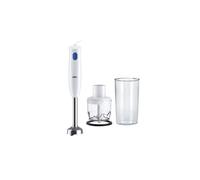 Braun MultiQuick 1 Hand Mixer MQ10.201MWH, Lightweight Mixer with EasyTwist Technology, One Speed, 350ml Chopper and 600ml Beaker Included, 450W, White