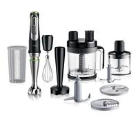 Braun Hogar Minipimer MQ 9187XLI Batidora de Mano, 1200W, vaso medidor, varillas de acero inoxidable, picadora y bol procesador de alimentos, negro