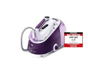 Braun Household CareStyle 5 IS5247 VI Steam Iron - Steam Iron with FreeGlide 3D Soleplate, iCare Mode, Vertical Ironing, Removable 2L Water Tank, Steam Boost 500 g/min, 2400 W, Purple
