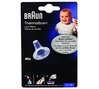 Braun HWLLF40NAAU Thermoscan Lens Filters for Ear Thermometer, 40 Count