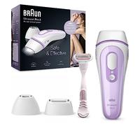 Braun IPL Silk Expert Pro 3, Visible Permanent Hair Removal, Venus Razor And Precision Head, Perfect For Sensitive Skin, Alternative For Laser Hair Removal, PL3132, White/Lilac