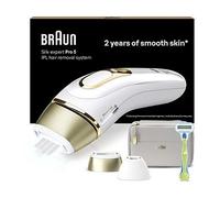 Braun Silk·expert Pro 5 IPL - White/Gold - Precision Head & Venus Razor