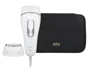 Braun IPL Silk Expert Pro 5 Men's Hair Removal Device, Visible Hair Removal for Men, Designed in Germany, Gillette Razor, Alternative to Laser Hair Removal Man, PL5145, White/Silver