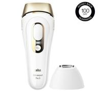 Braun Silk·expert Pro 5 IPL - White/Gold - Precision Head & Venus Razor