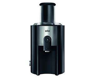 Braun J500 Spin Juicer, 1.25 Litre, 900 Watt, Black