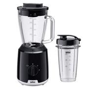 Braun PowerBlend 1 Jug Blenders With Smoothie2Go Bottle 600W 1.5 Litre