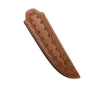 Braun Knife Sheath, Leather Knife Holster, Belt Buckle Knife Sheath, 7.5 Inch Leather Sheath Knife Bag, Fixed Blade Pockets, Knife Sheath, EDC Tools Knife Holster Hunting Knife Kitchen Knife Holder