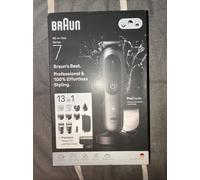 Braun All-in-One Series 7, 13in1 Grooming Kit, ProBlade, AutoSense, AIO7560, Grey