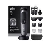 Braun All-in-One Series 7, 13in1 Grooming Kit, ProBlade, AutoSense, AIO7560, Grey