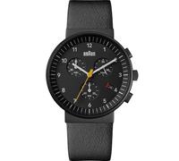Braun Men's Quartz Chronograph Watch with Leather Strap