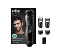 Braun MGK3411 Series 3 6 In 1 Grooming Kit Beard Trimmer Hair Clippers Cordless