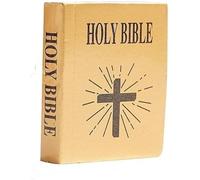 Braun Mini Bible Paperback 1/12 Dollhouse Miniature Book Bookcase Bedroom Library Accessories Dollhouse Furniture Dollhouse Accessories