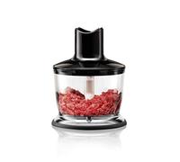 Braun MQ30 chopper accessory for MQ3, MQ700, MQ5 blender with EasyClick system, stainless steel blade, dishwasher safe, BPA free, 500 ml, black