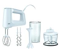 Braun Multi-Mix 3 Hand Mixer, 500 W, White