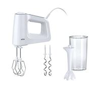Braun MultiMix 3 - mixers (White, Plastic)