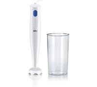 Braun Multiquick 1 Hand Blender, 450W, Lightweight, One-Speed, EasyTwist, White, MQ10.001P