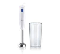 Braun MultiQuick 1 Hand Mixer MQ10.001M, Lightweight Mixer with EasyTwist Technology, One Speed, 600ml Beaker Included, 450W, White