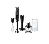 Braun Multiquick 5 Vario Hand Blender (SS Blending Shaft+1.5C Chopper+ Masher + Whisk+ Beaker), MQ5027, Black