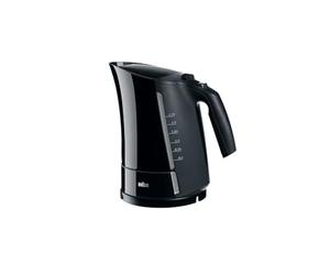 Braun Multiquik 3 WK300|kettle with automatic shutdown | pressure cooking system|1.7 liters | removable lime filter |2200 watts | energy class A|black|220-240v|50-60hz|360° rotating base [energy class A]