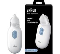 Braun Nasal Aspirator 1 Mucus Removal Blocked Nose Relief White NEW rrp £40