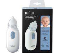 Braun Nasal Aspirator Clear Stuffy Noses Quickly & Gently Mucus Remove- BNA100EU