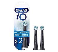 Braun Oral-B 4210201319832 iO Black Ultimate Cleaning Toothbrush Heads for Sensational Mouth Feeling 2 Pieces