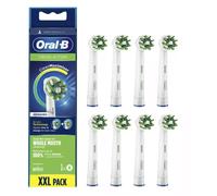 Oral-B CrossAction 80339341 toothbrush head 8 pc(s) Blue, Green, White