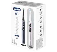 BRAUN ORAL-B ELECTRIC TOOTHBRUSH IO 9N SET DUO BLACK ONYX & ROSE QUARTZ