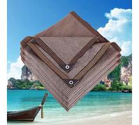 Braun Patio Shade Netting95% UV Protection Breathable Garden Shade Cloth with Eyelets Lightweight for Greenhouse & Outdoor Use 2x12m (7'x39')