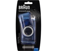 Braun PocketGo Mobile Shave Electric Travel Shaver M60, With Travel Lock - Blue