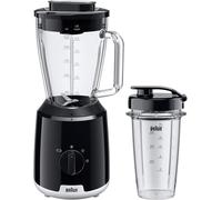 Braun PowerBlend 1 Jug Blenders With Smoothie2Go Bottle 600W 1.5 Litre