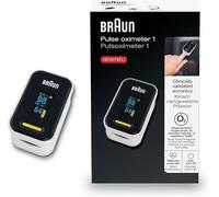 Braun Pulse Oximeter 1 SpO2 Heart Rate Blood Oxygen Saturation Finger PR Bpm