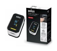 Braun YK-81CEU pulse oximeter Black, Stainless steel
