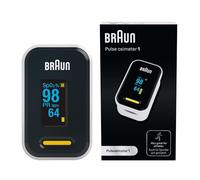 Braun YK-81CEU pulse oximeter Black, Stainless steel