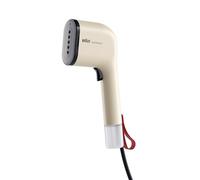 Braun QuickStyle 3 GS3012BG, compact and lightweight vertical iron, fast heating of the evaporator, 20 g/min, removable tank 70 ml, thermoistening housing, 1100 W, beige