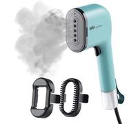 Braun QuickStyle 3 - Compact & Lightweight Handheld Garment Steamer, Fast Heat-Up, 20 g/min Steam Output, 70 ml Removable Water Tank, Heat-Resistant Travel Pouch, Green (GS3013GR)