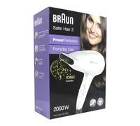 Braun Satin Hair 3 Dryer HD380 Satin Hair Dryer for Styling (HD380)